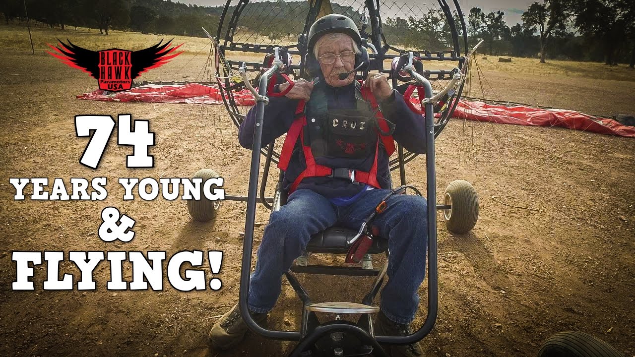74 YEAR OLD Paramotor Pilot Talks About His Training Experience With BlackHawk!
