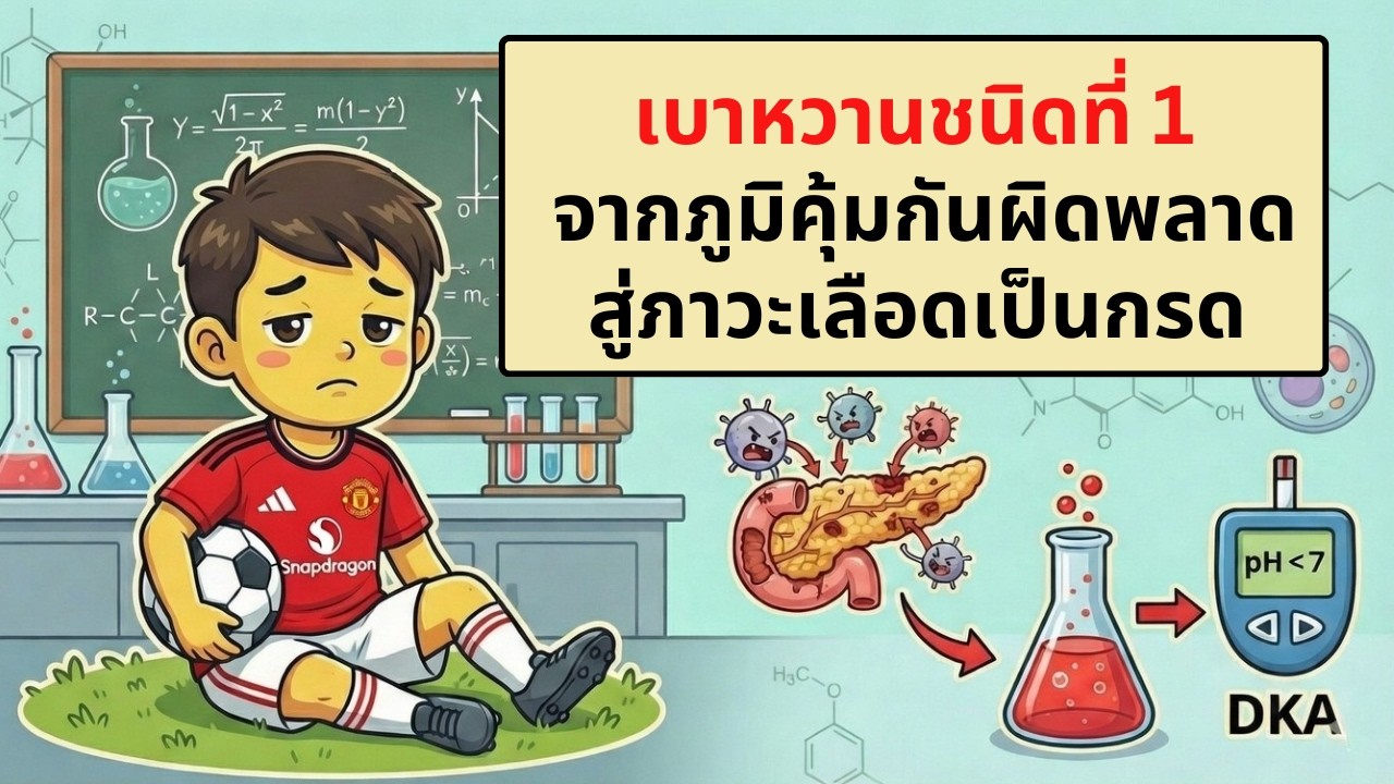 เบาหวาน (ชนิดที่ 1) - จากภูมิคุ้มกันที่ผิดพลาด สู่ภาวะเลือดเป็นกรด (DKA) | เรื่องไม่รู้รอบตัว
