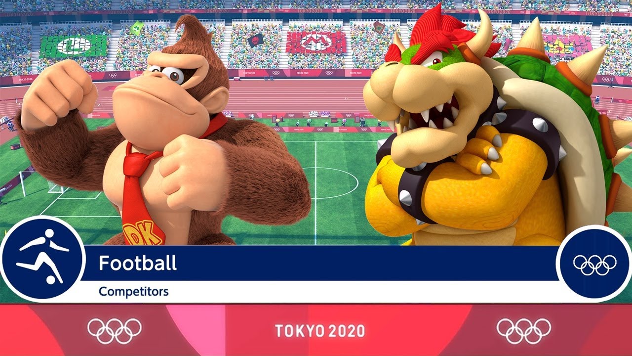 Mario & Sonic at the Tokyo 2020 Olympic Games - Donkey Kong/Luigi Vs. Bowser/Mario