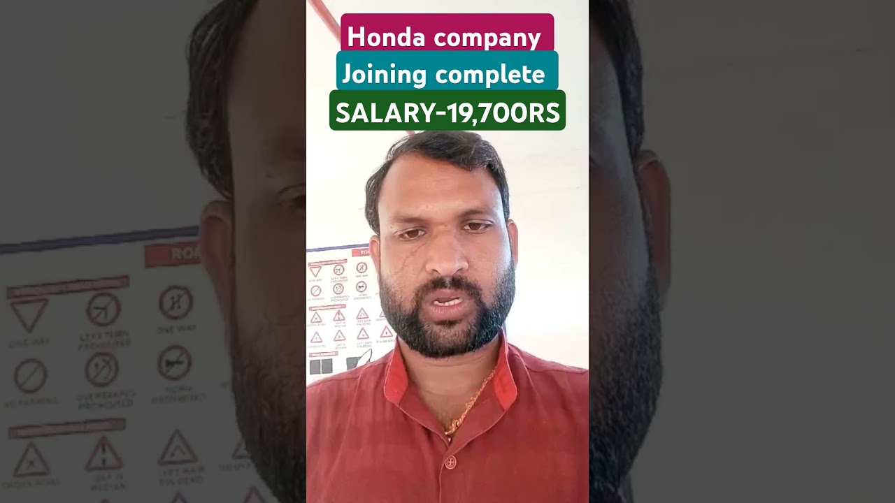 Honda company vacancy 2025 #honda #indiancompany #automobile #salary