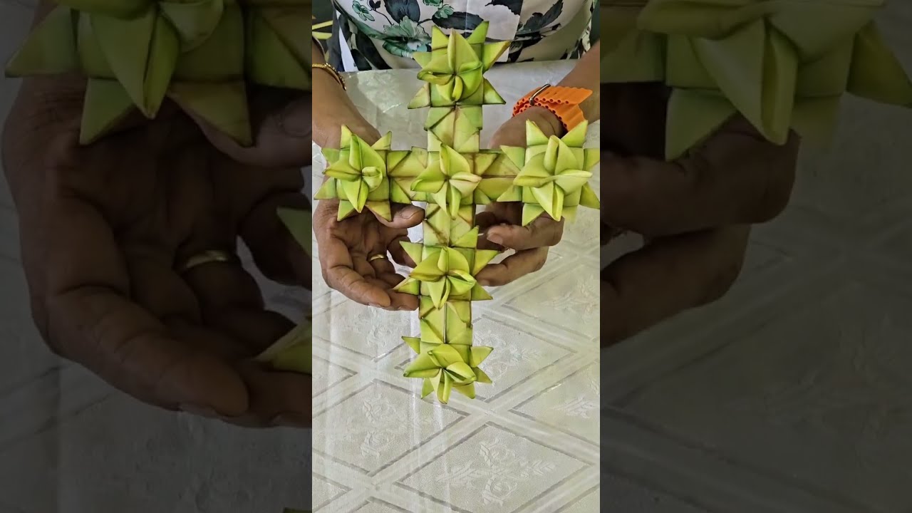 How to make a Beautiful Palm Cross | Easy Tutorial | Palm Sunday