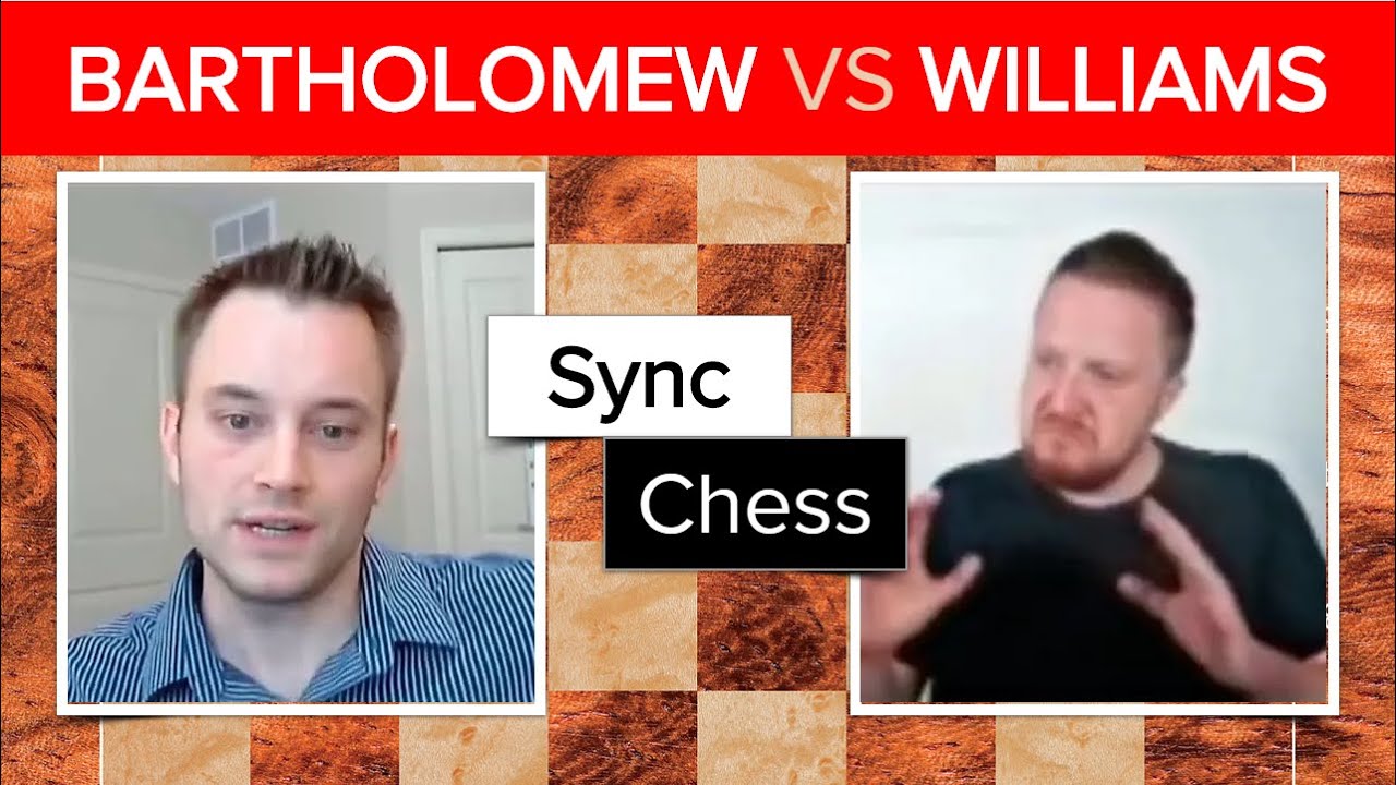 John Bartholomew vs Simon Williams (GingerGM) | Game 1 | Synchronized Dual Commentary