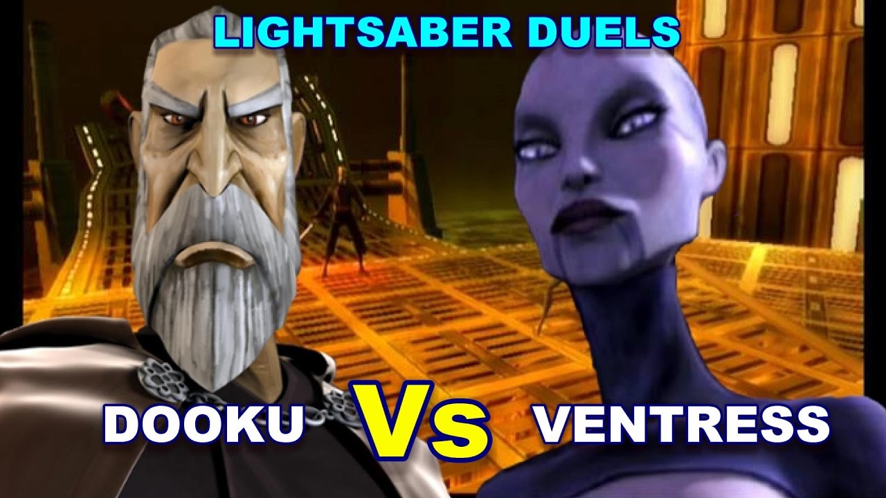 Lightsaber Duels Count Dooku vs Asajj Ventress
