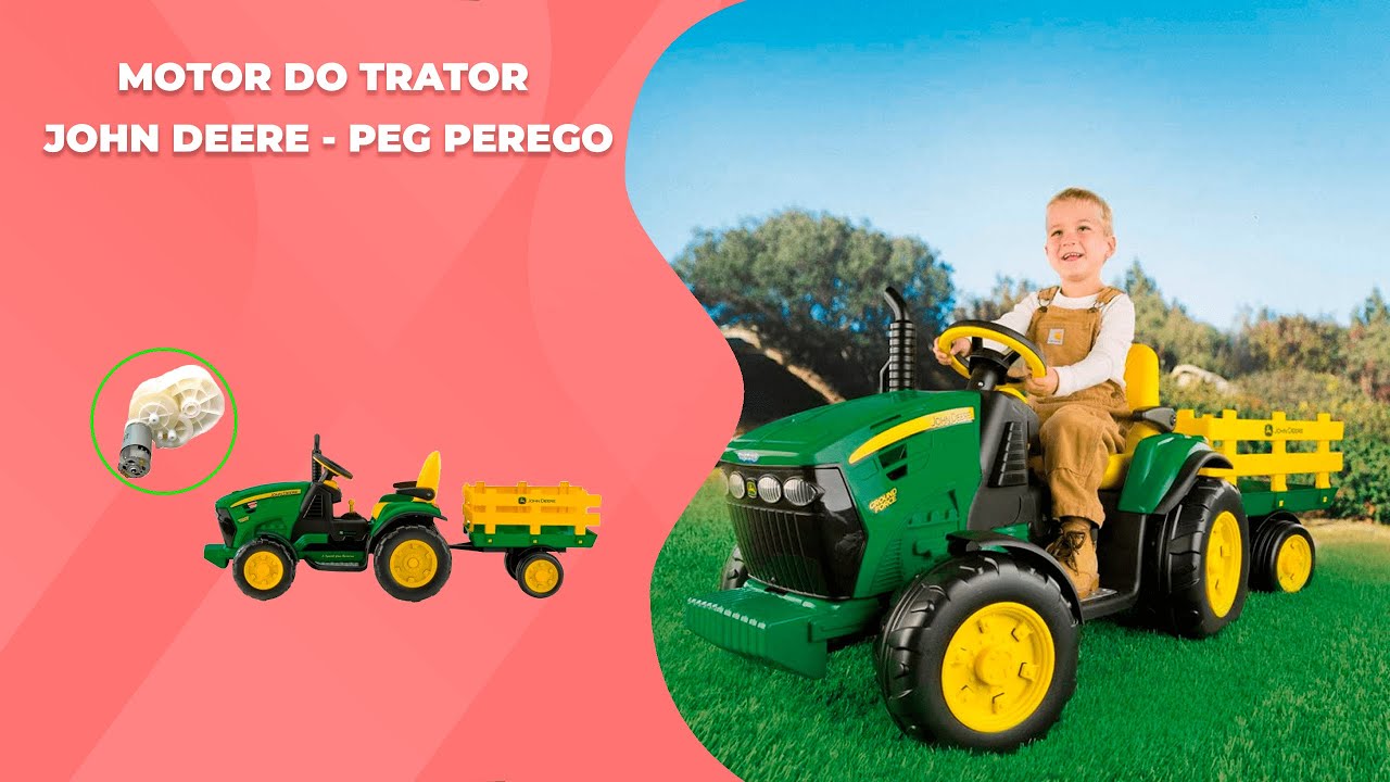 Como substituir o motor do trator John Deere Peg Perego