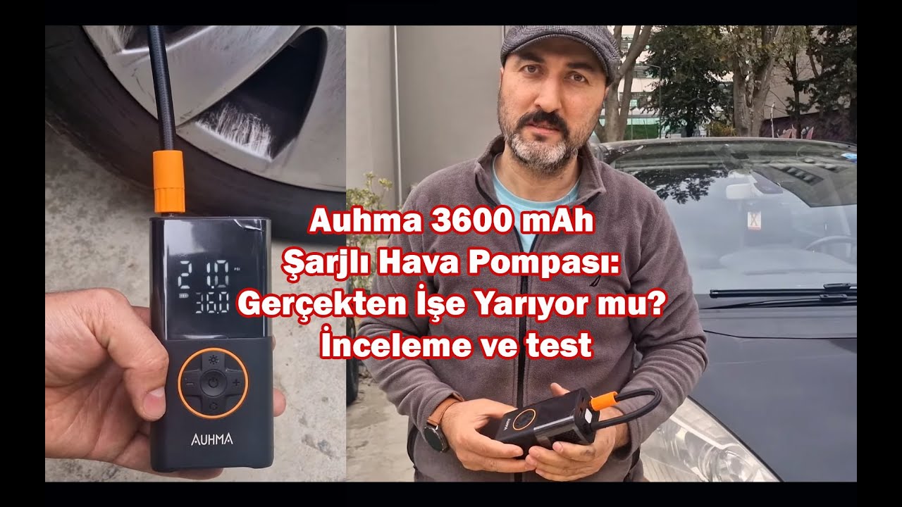 Auhma 3600 mAh Şarjlı Hava Pompası: Gerçekten İşe Yarıyor mu? İnceleme ve test  - 4k