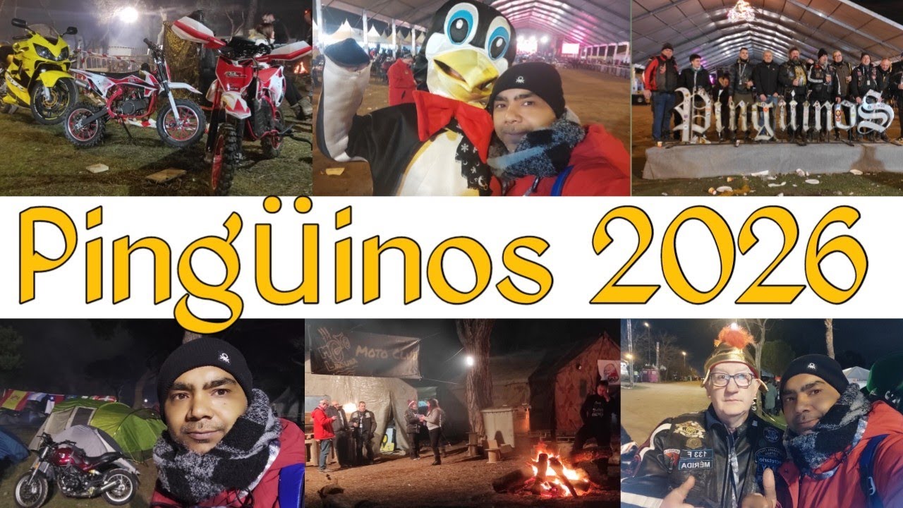 Concentración de motos: Pingüinos 2026 Valladolid, España 🇪🇦