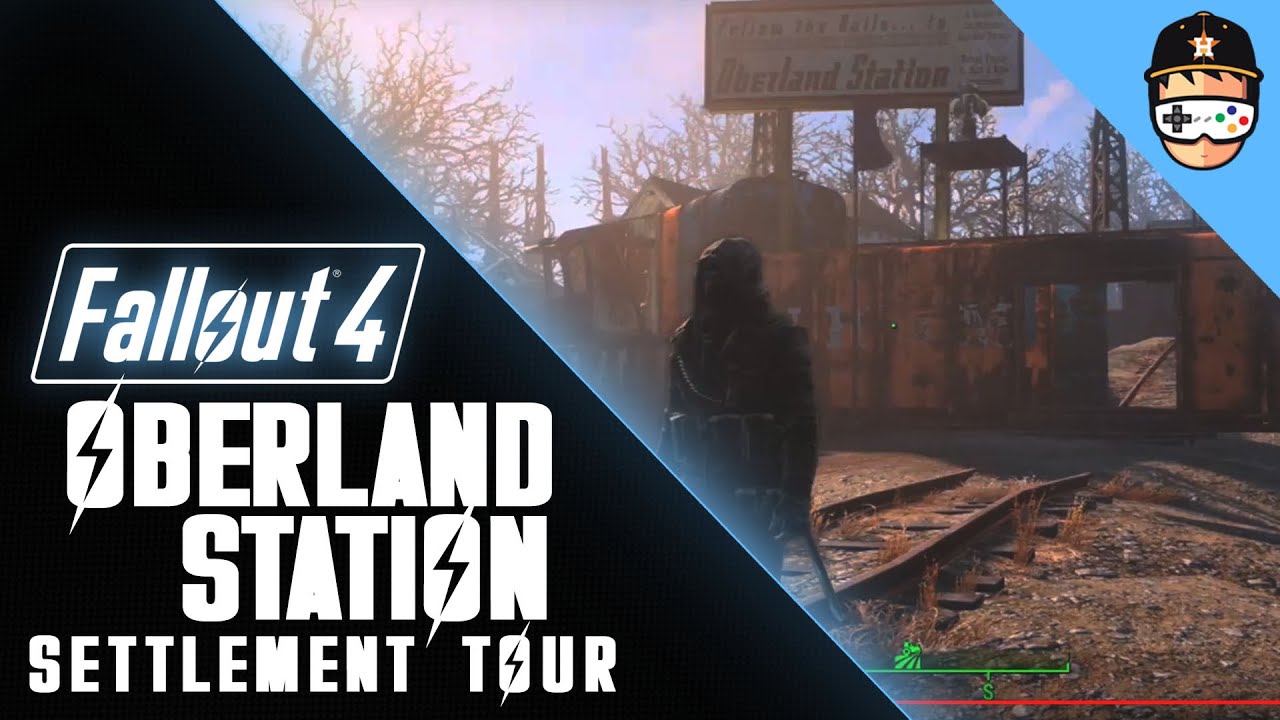Oberland Station - Fallout 4 Lore Friendly Settlement Tour