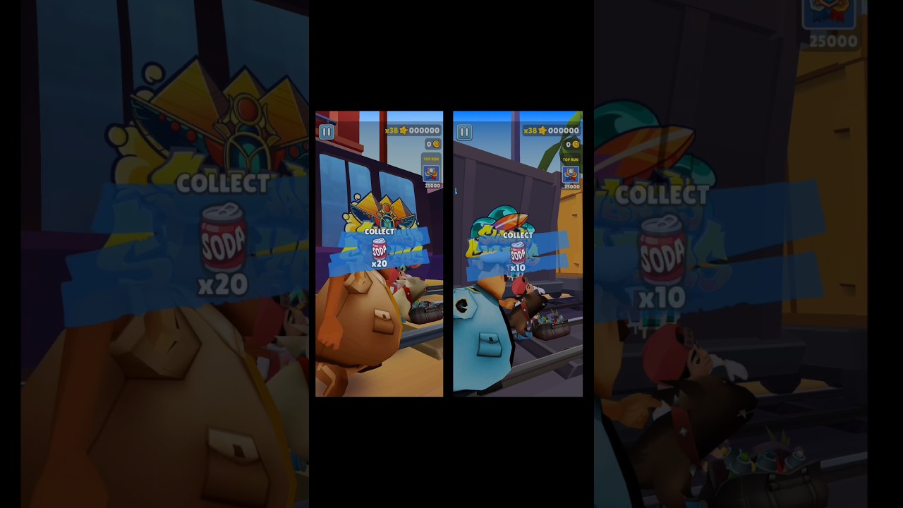 Subway surfers Rome 🆚 Sydney #subwaysurfers #vs #shortvideo