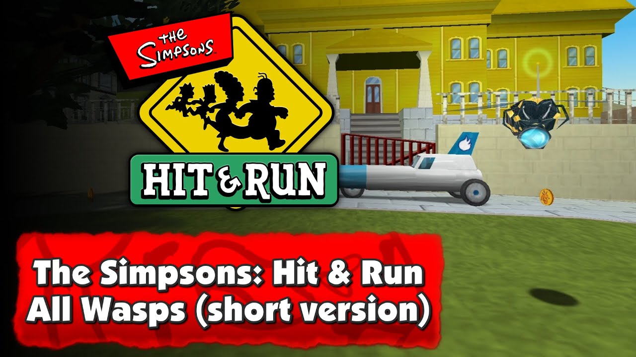 The Simpsons: Hit & Run Collectables - All Wasp Locations (short version)