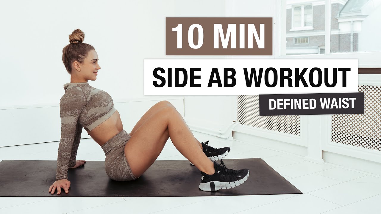 10 MIN DEFINED WAIST WORKOUT, Abs at Home | 24-day FIT challenge