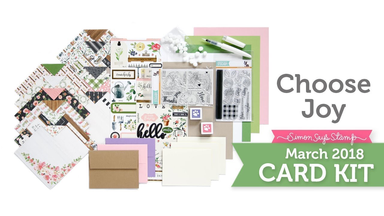 Choose Joy: Simon Says Stamp Card Kit Reveal and Inspiration