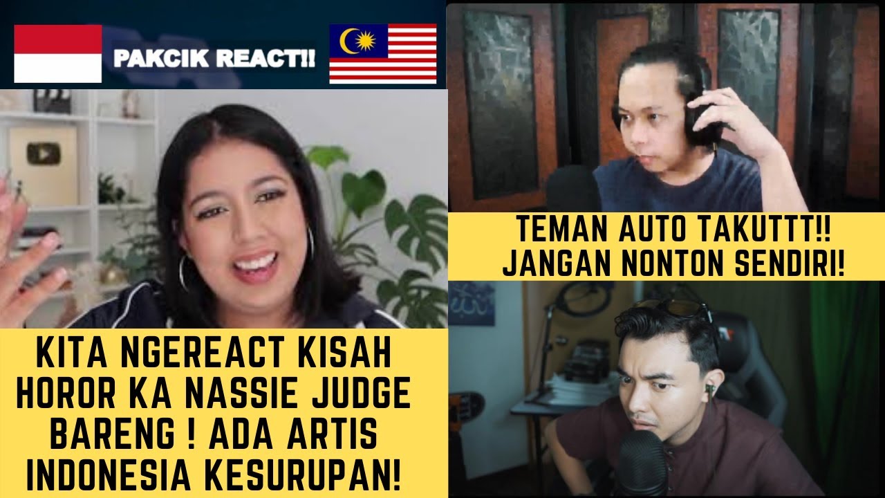 TEMAN AUTO TAKUT! React to pengalaman terseram artis indonesia