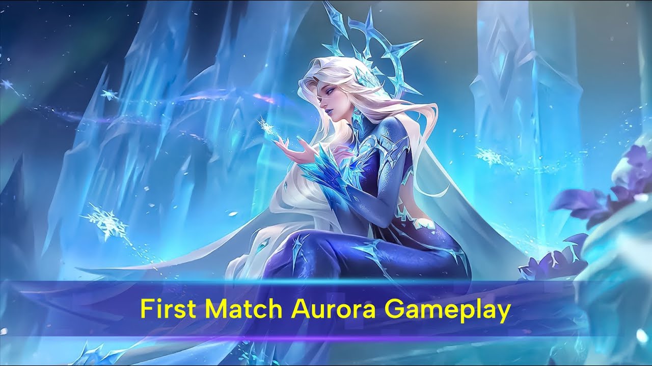 First Match Aurora Gameplay ❄️ Insane Freeze Control