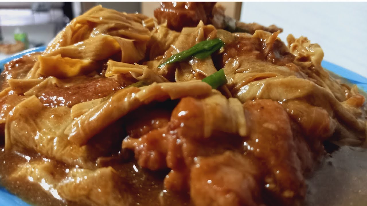 BRAISED CHICKEN WITH DRY BEAN CURD /SHELA'S VLOG ❤