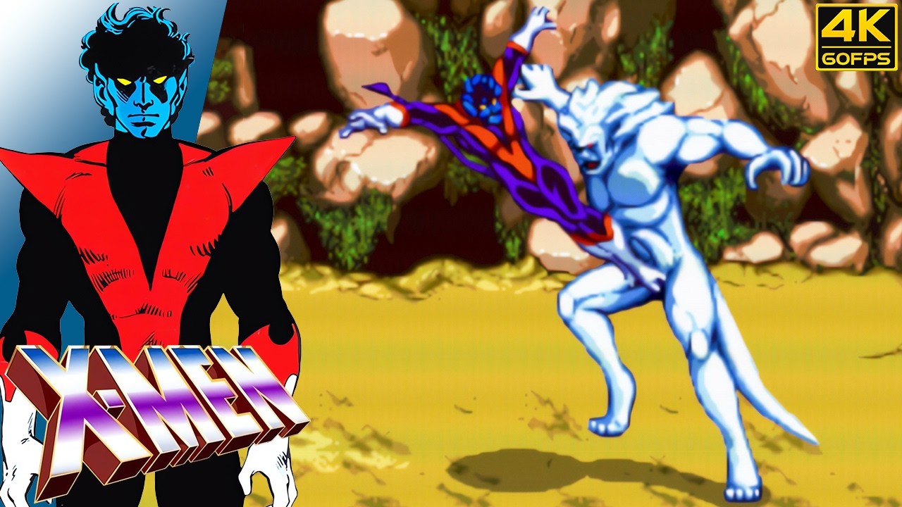 X-Men - Nightcrawler (Arcade / 1992) 4K 60FPS