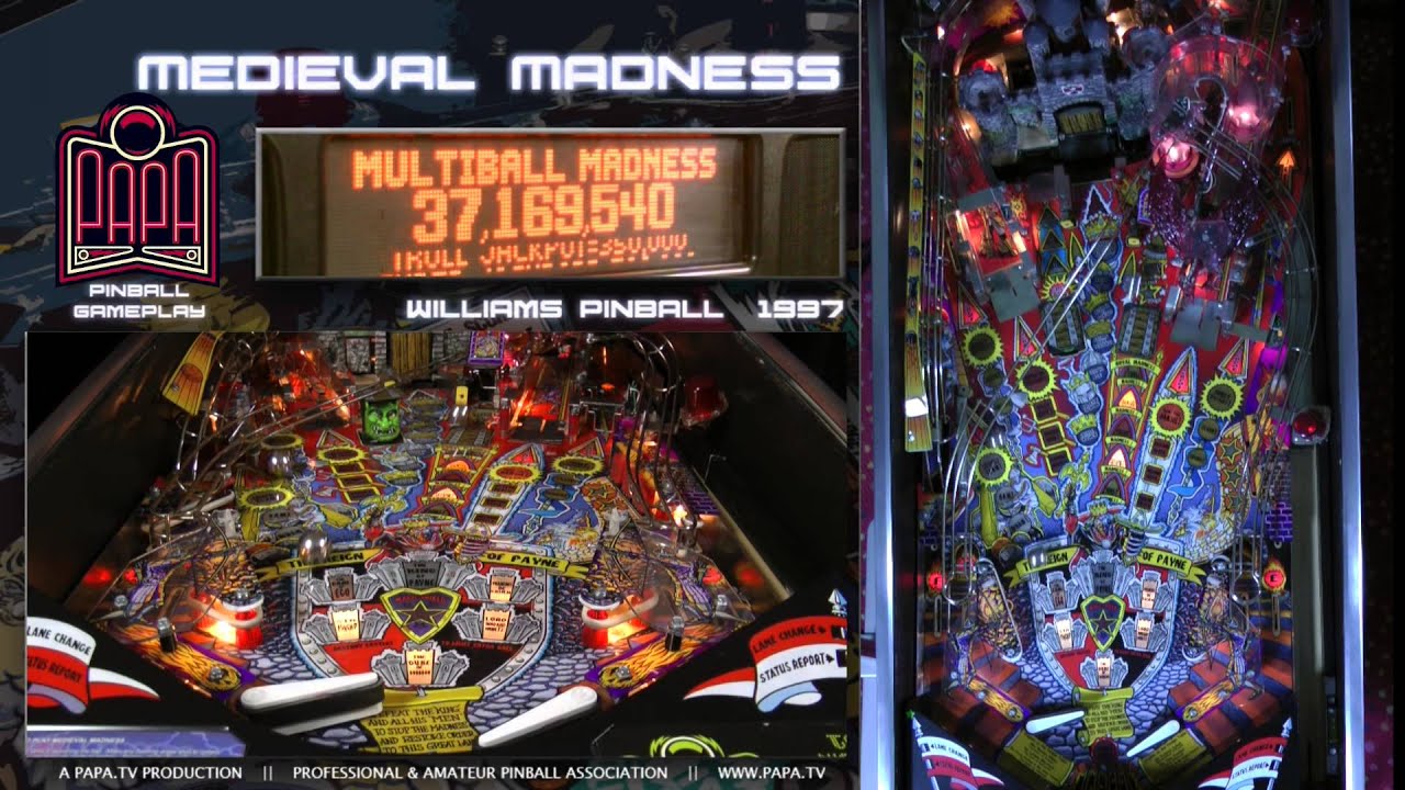 Medieval Madness Pinball Gameplay