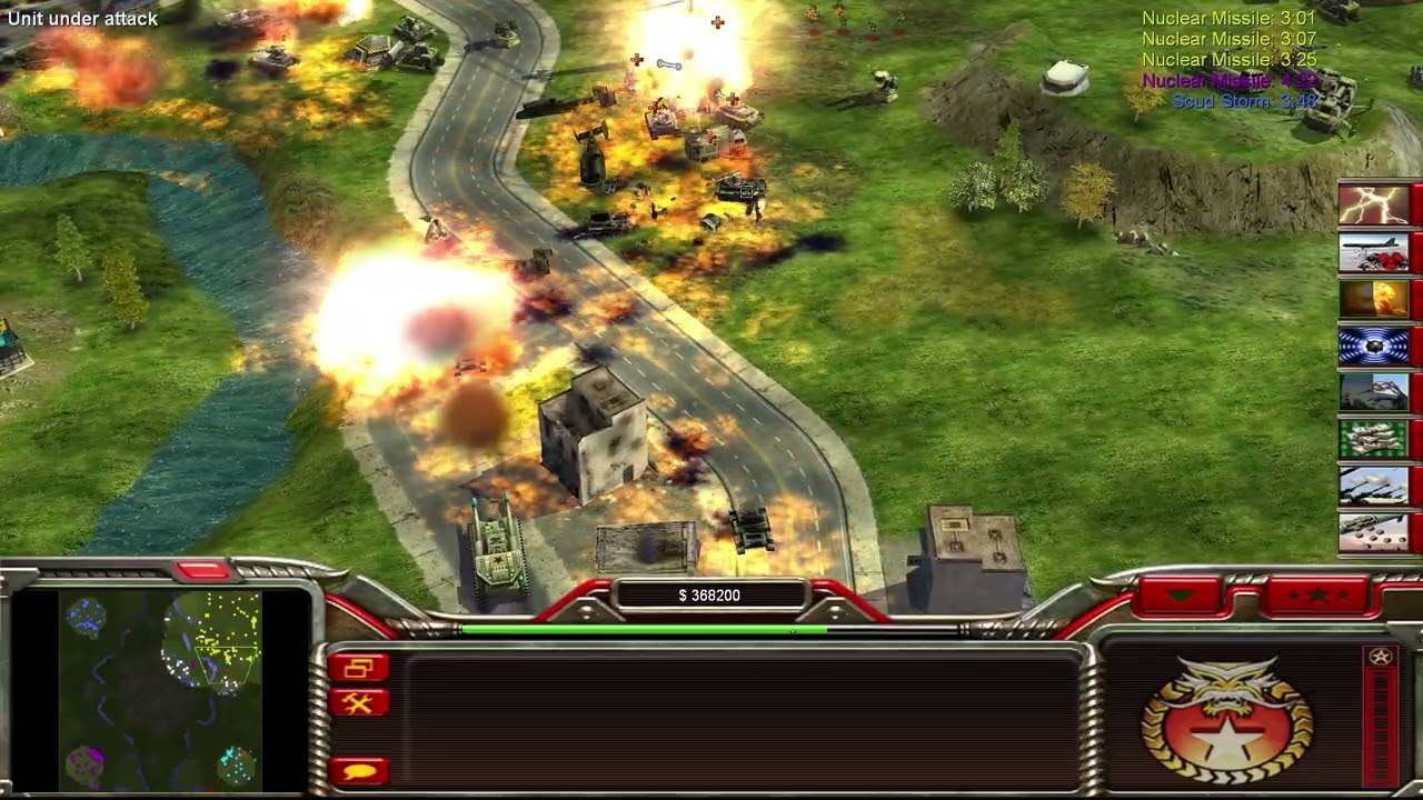 Command & Conquer Generals Zero Hour Redesigned Alert China Nuke GattTank Artillery Weapon