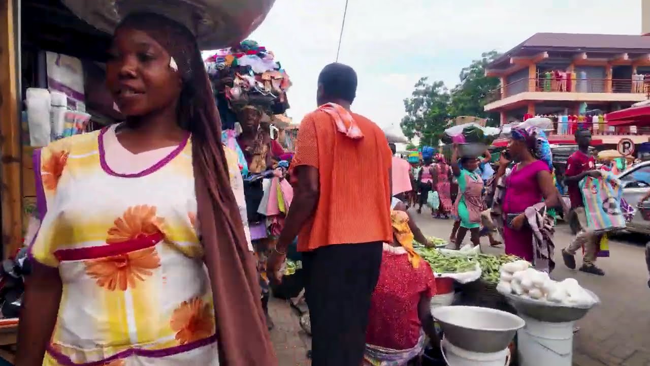 AFRICA MARKET WALK IN GHANA ACCRA 20TH/FEB/26