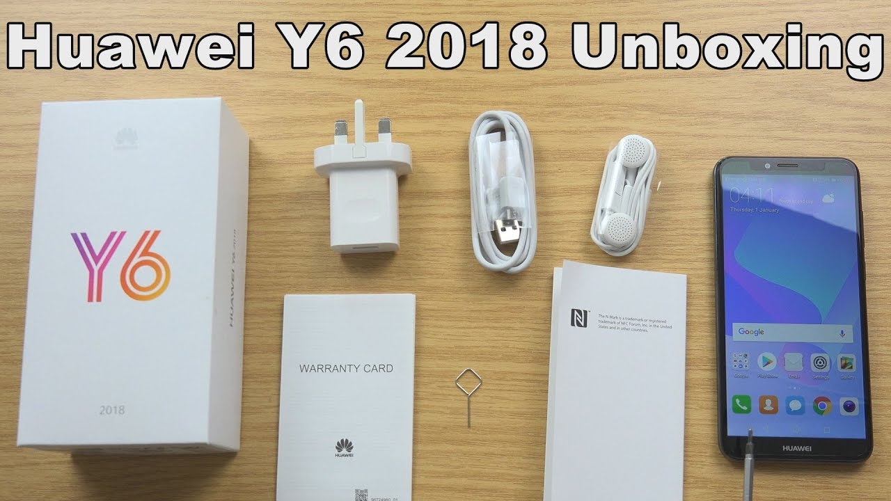Huawei Y6 2018 Unboxing