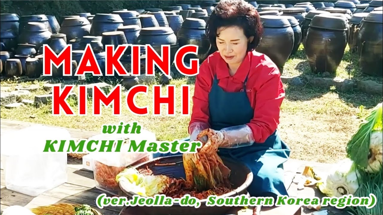 MAKING KIMCHI with KIMCHI Master  (ver. Jeolla-do, Southern Korea region)