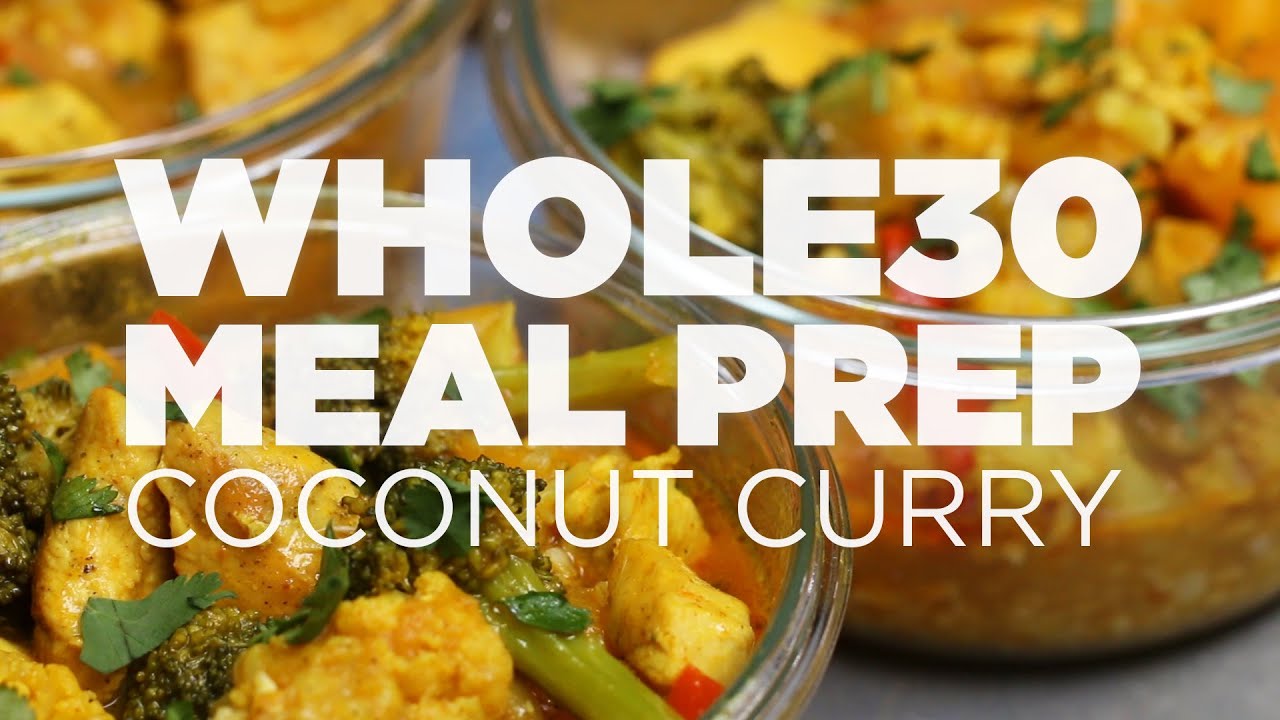 Whole30 Coconut Curry Meal Prep