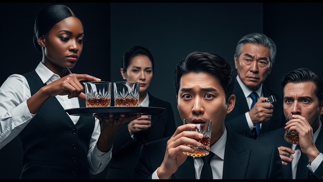 “Black waitress Switched His Glass in Silence - Korean Mafia Watched, Realizing she’d save his life”