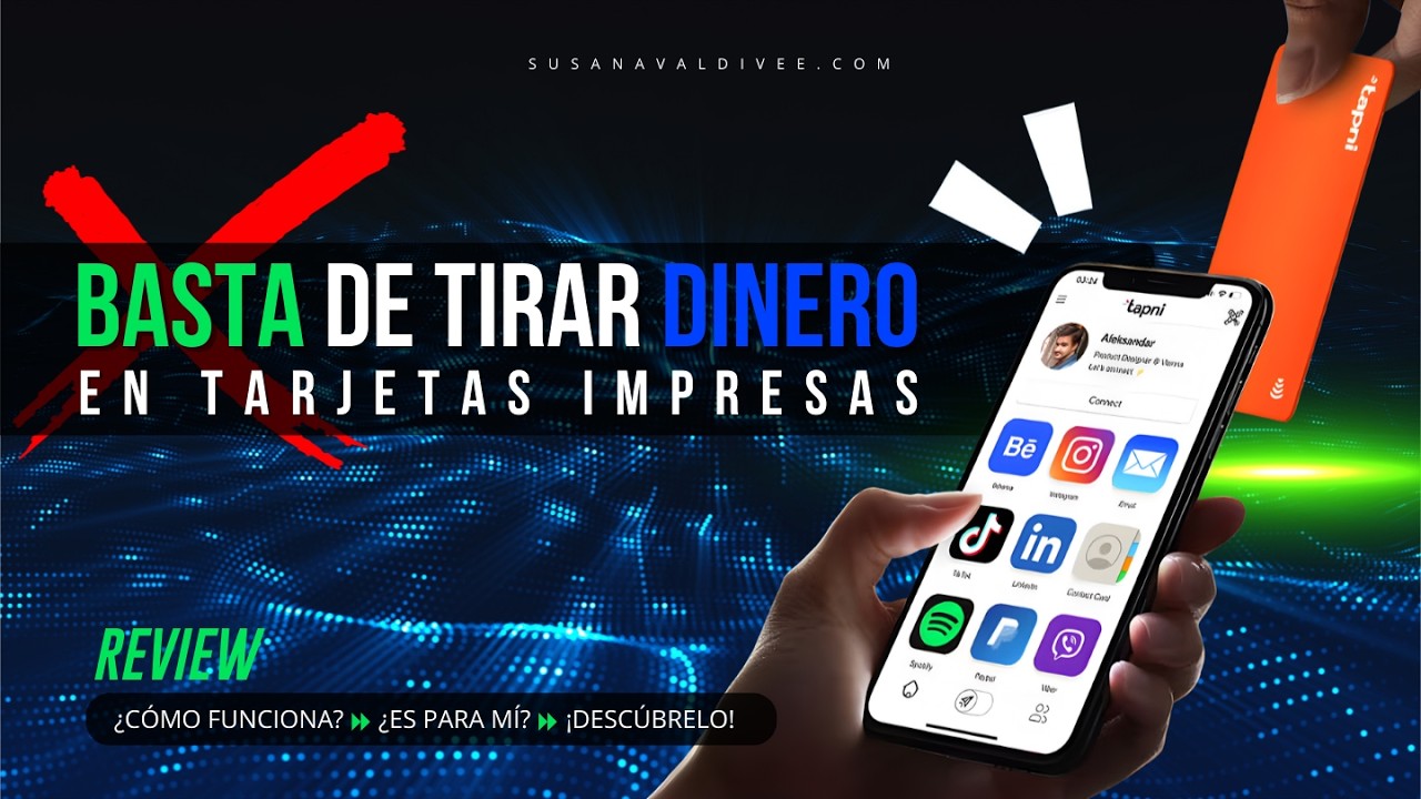 🚀 &iexcl;Review sobre Tapni y descubre c&oacute;mo puede transformar tu networking digital! 🌐✨