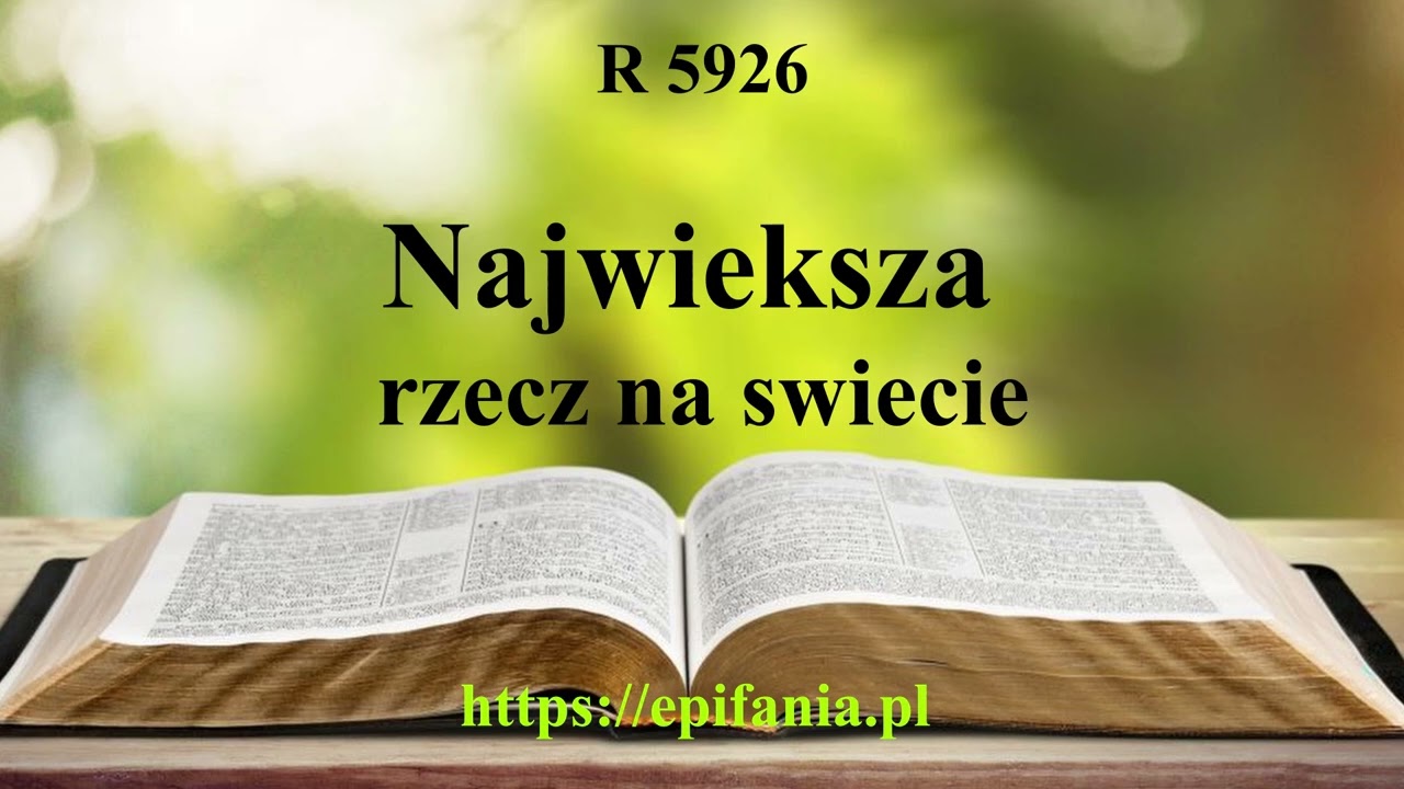 R 5926 Najwieksza rzecz na swiecie. Milosc
