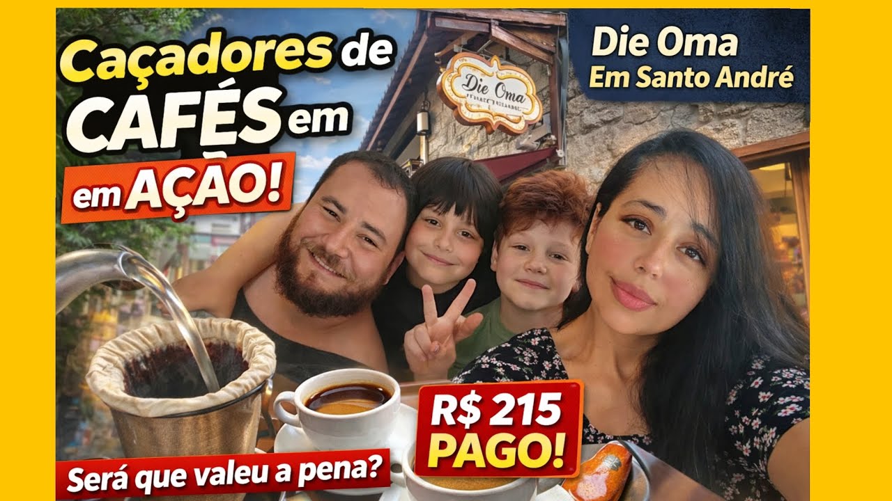 Pagamos R$215 no Die Oma em Santo André 😱 Será que Valeu a Pena? | Caçadores de Cafés