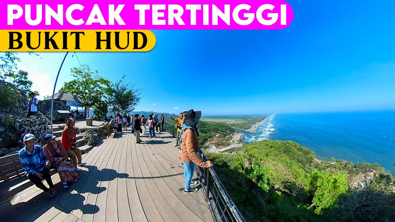 Liat Pantai Karang Bolong dari Puncak Bukit HUD Kebumen Jawa Tengah Luar Biasa Indahnya!!