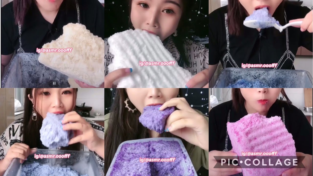 ONLY bites! Her super SQUEAKY ice bites