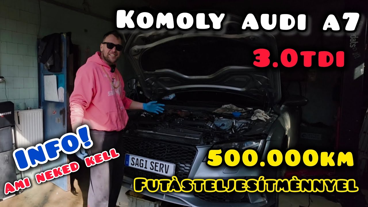 Audi a7 3.0TDI 245HP szervizen dögvèsznèl +info