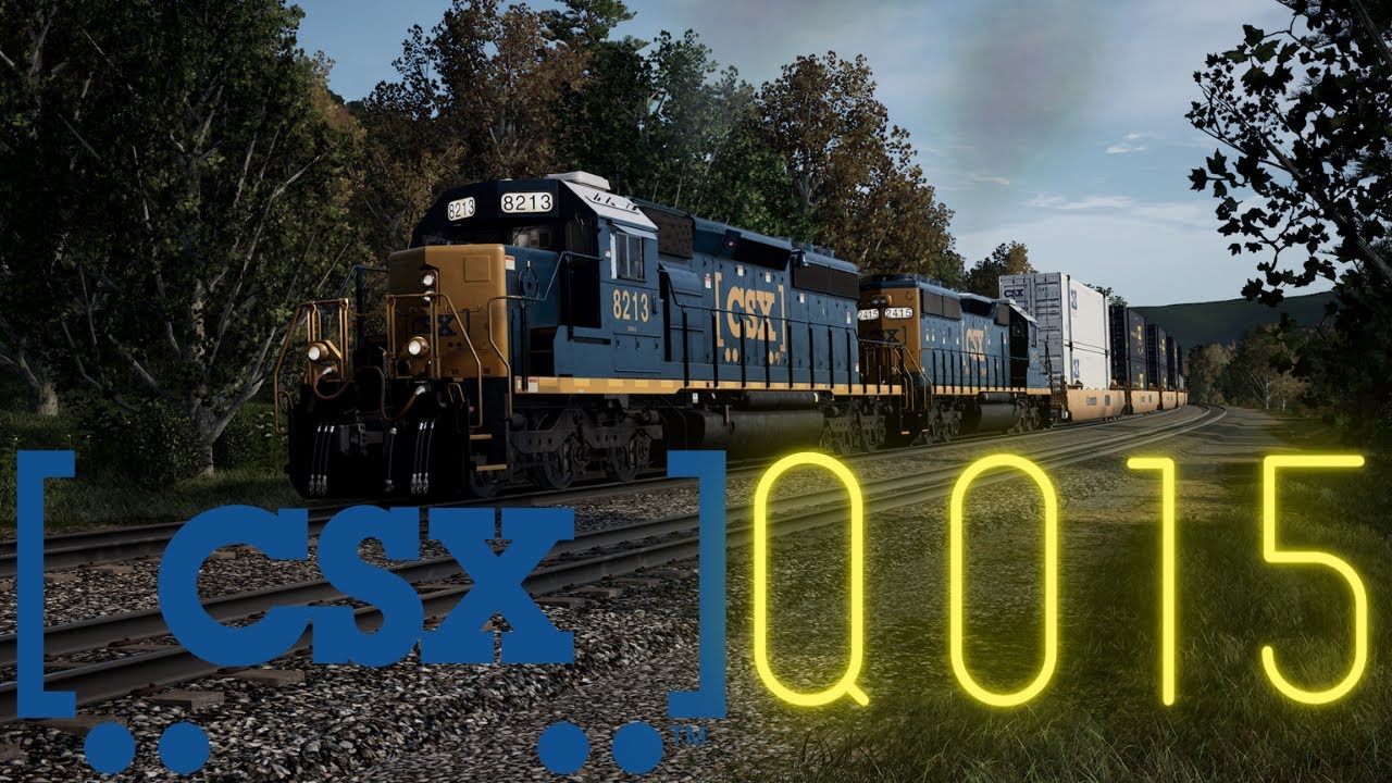 Train Sim World 3 CSX Q015 Intermodal From Chambersburg To Grafton. CSX Keystone Subdivision.
