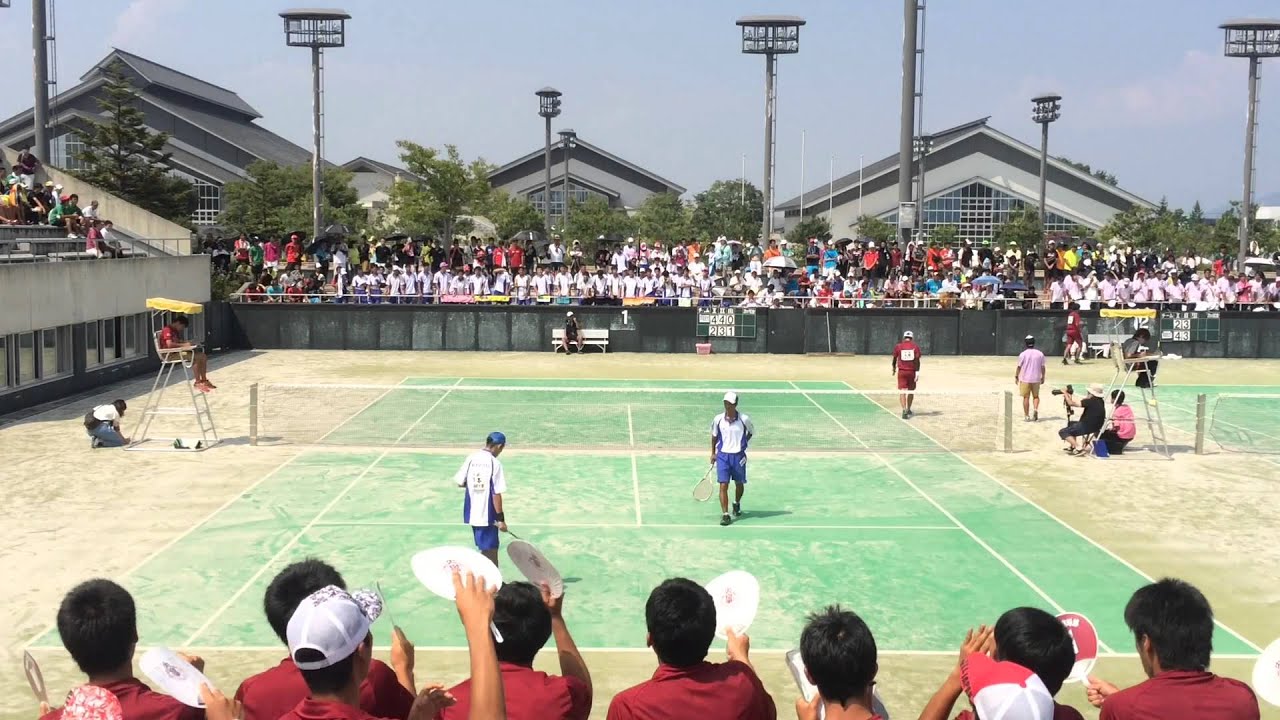 男子団体準決勝③【早稲田大−日体大】船水(雄)・九島−岡本・山口