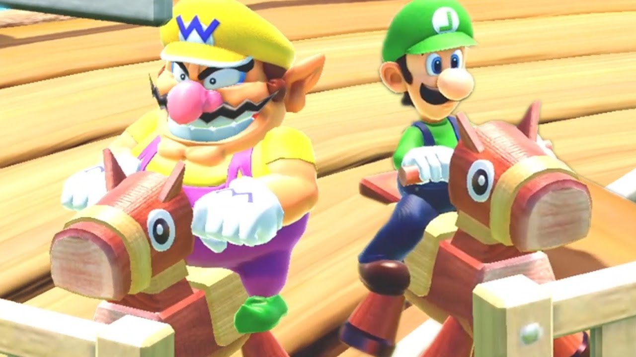 Mario Party Superstars - Mario vs Luigi vs Wario vs Waluigi - Space Land (2/4)
