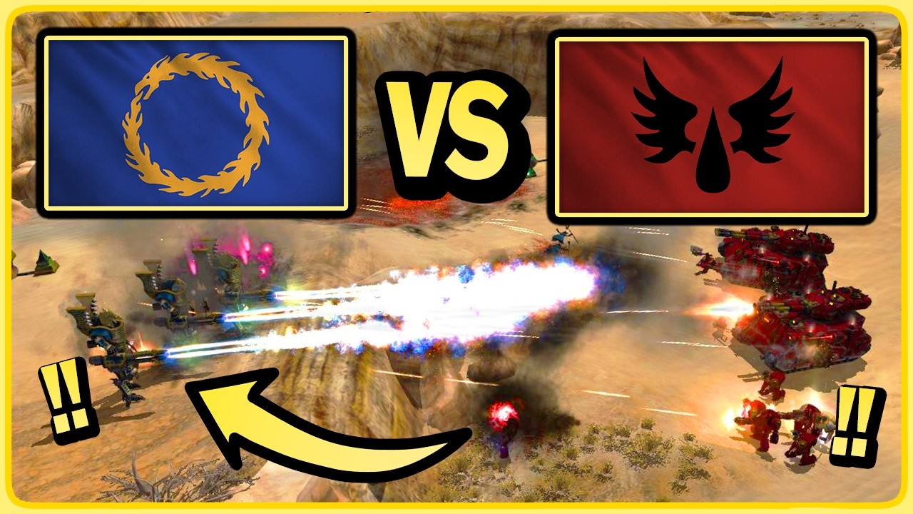 Blood Angels vs Thousand Sons - Dawn of War: DE - Unification Mod