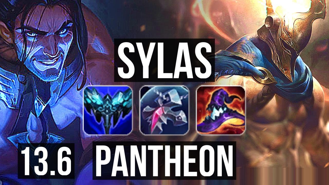 SYLAS vs PANTH (MID) | 1.6M mastery, 600+ games, Legendary, 9/3/7 | KR Master | 13.6