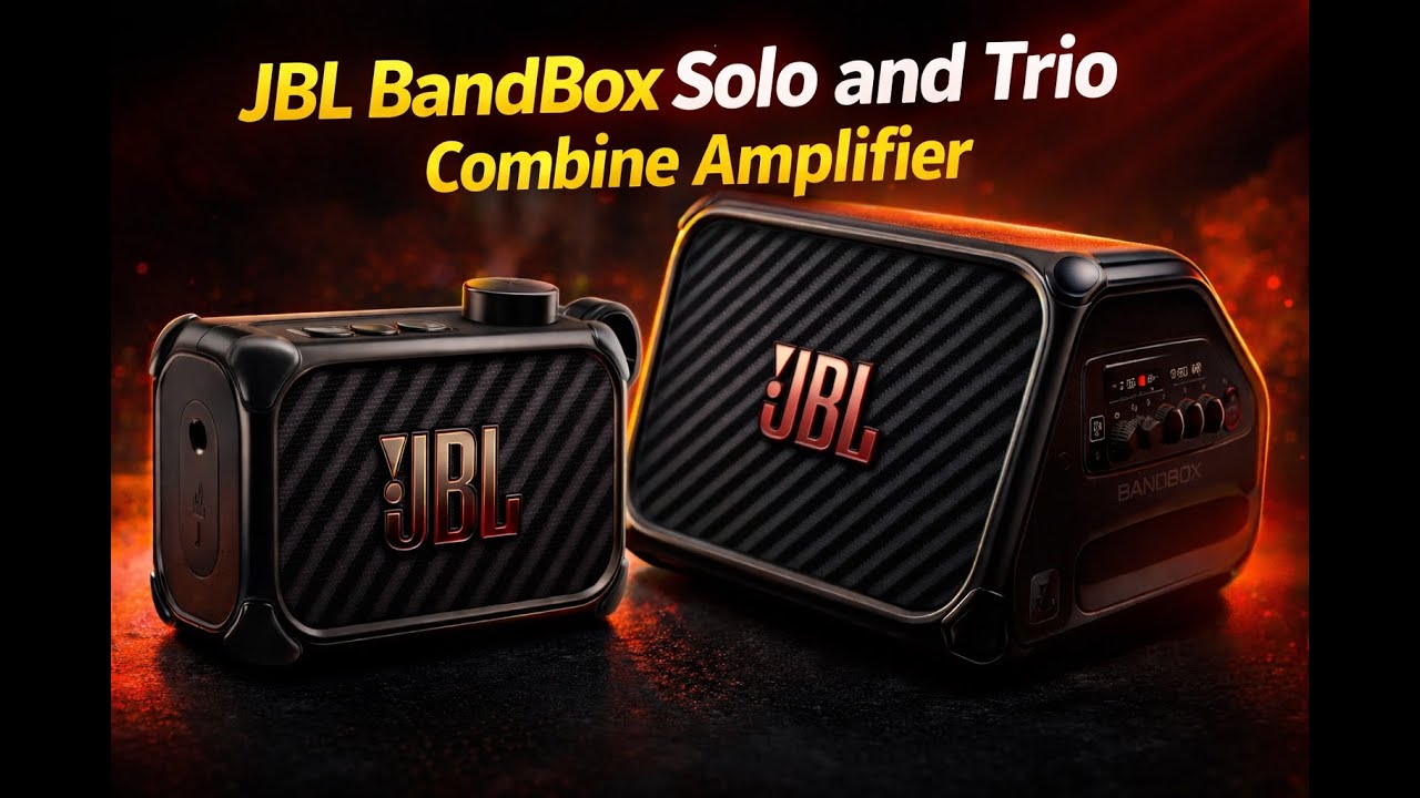 JBL BandBox Solo & Trio: AI-Powered Bluetooth Speaker Amp!