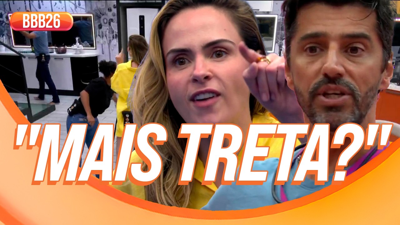 O CLIMA ESQUENTOU! 💥🔥 Ana Paula Renault e Alberto Cowboy BRIGAM após a formação do Paredão | BBB 26