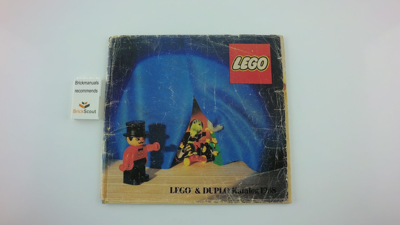 1988 LEGO® Large German Catalogue Review discover Toy History in 4K
