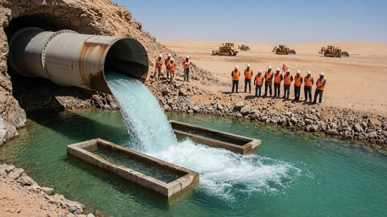 Saudi Arabia Built a 2× Nile-Length Freshwater Pipeline Across Deserts & 10,000 ft Mountains