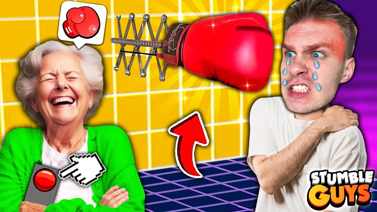O NIEEE! 😡 MOJA BABCIA DALEJ GRA w STUMBLE GUYS 👵 i ZROBIŁA TO… 🤦