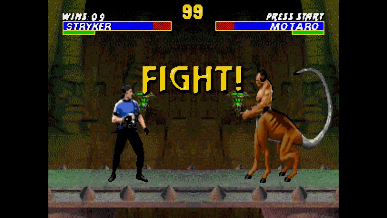 Ultimate Mortal Kombat 3 Sega Genesis - Stryker Playthrough
