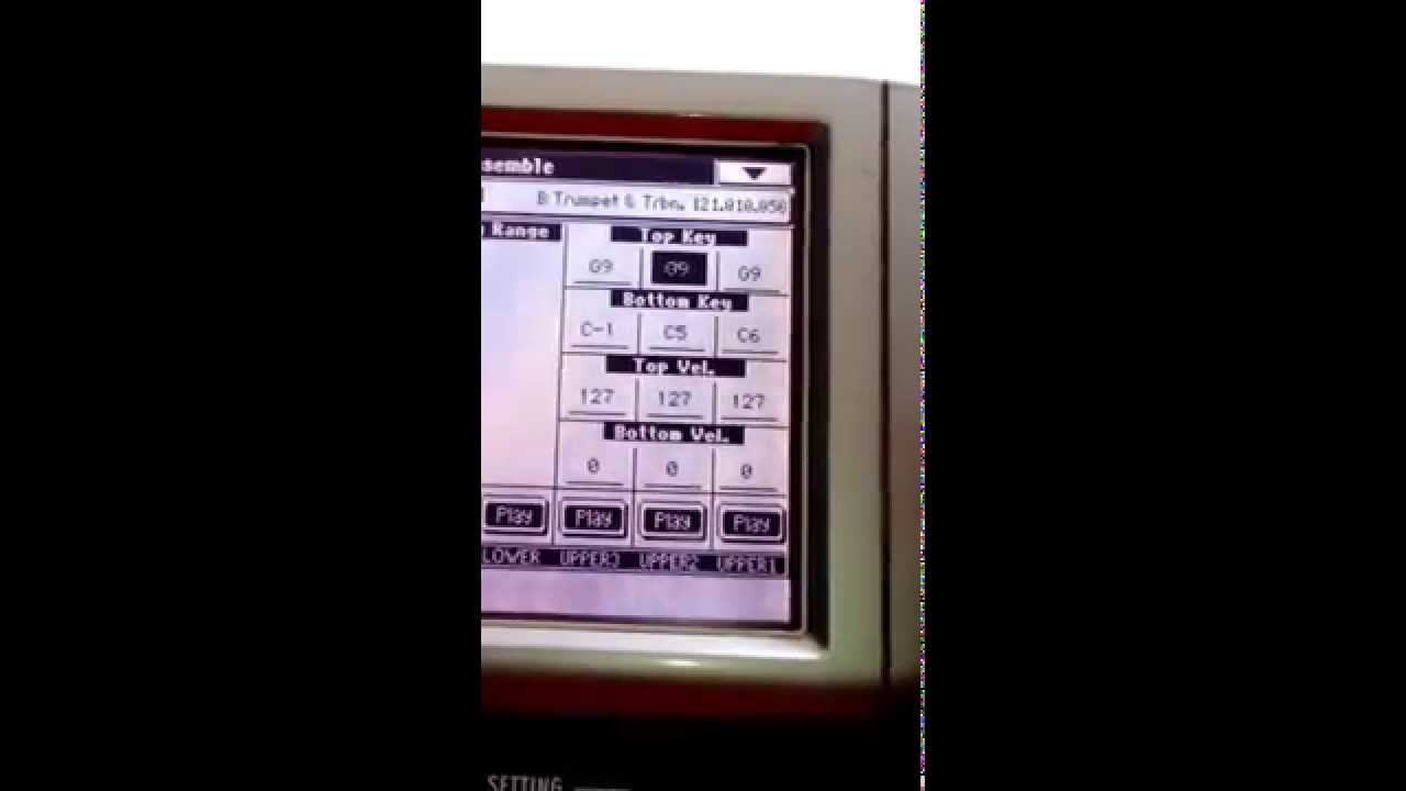 TUTORIAL COMO DIVIDIR 4 SONIDOS EN KORG PA500,600,900 Y 3X