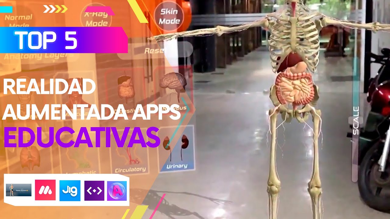 Top 5 apps Realidad Aumentada para la Educación Parte II (EN Captions)