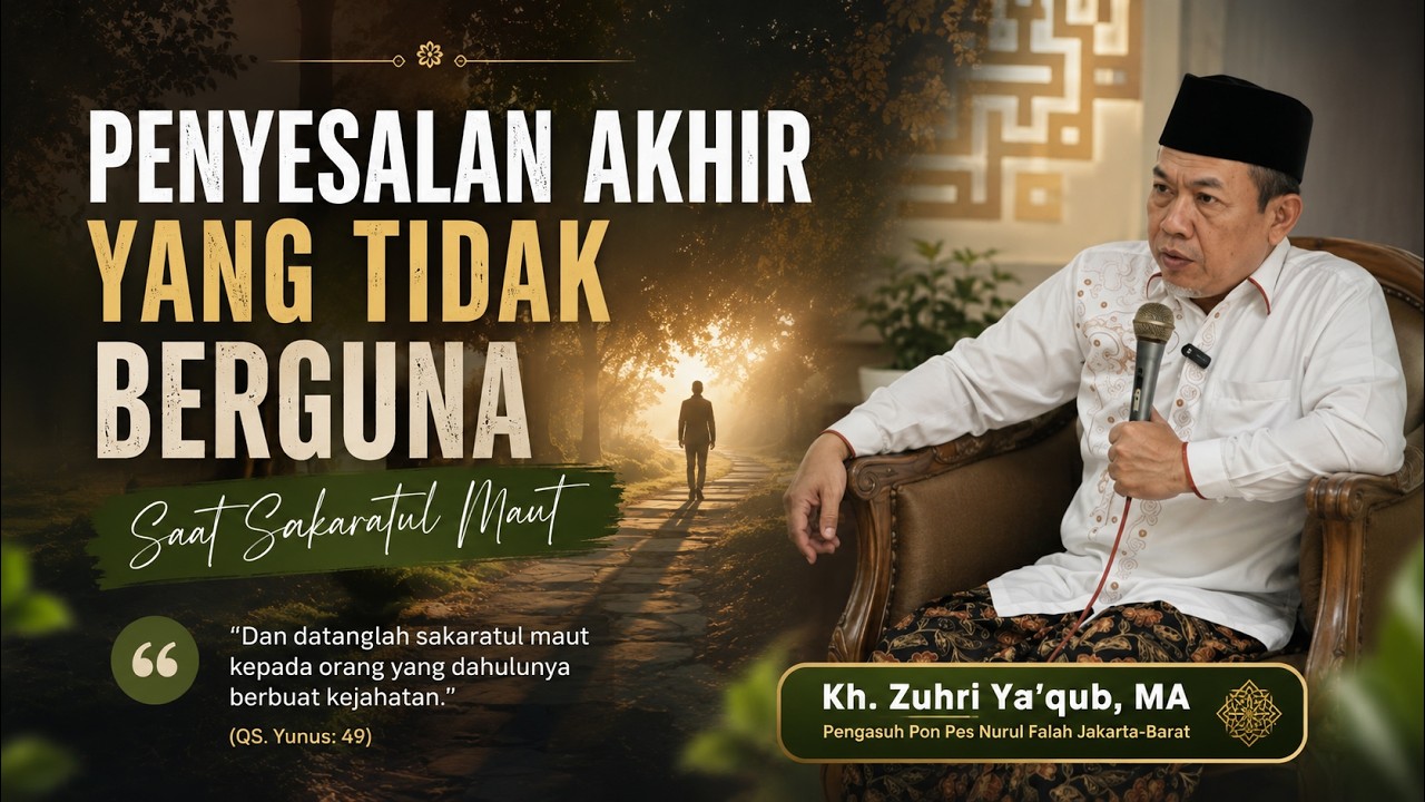 Ceramah Haul Inilah Penyesalan Penyesalan Saat Ajal Tiba - KH Zuhri Yaqub