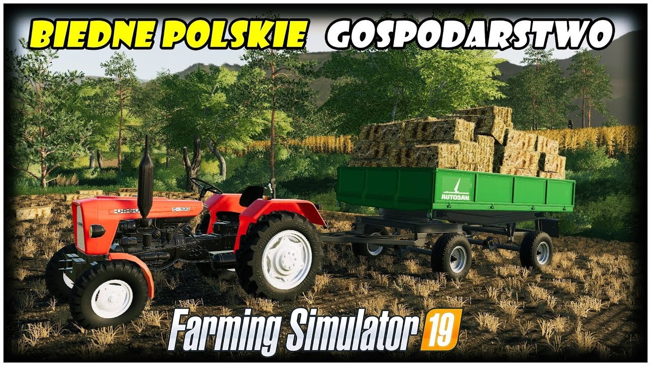 🚜 BIEDNE POLSKIE GOSPODARSTWO ㋡ Ciężkie zbieranie kostek ❗ #9
