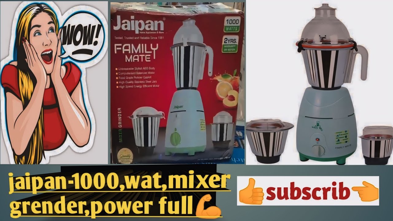 jaipan 1000wat💪 mixer grender#powerful#mixergrinders#1000watt #machine#hevy#duty#kolkata#chadni#vail