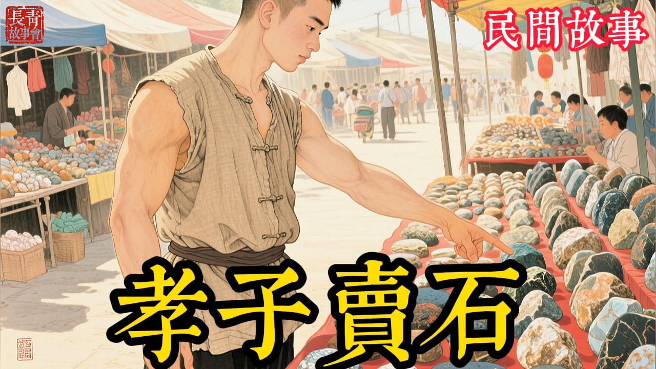 被全村瞧不起的「傻娃」，推著沒人要的石頭進城，兩大老闆搶著買單，全村都看傻眼！#民间故事 #故事頻道 #听书 #民間故事 #有聲書 #說書 #睡前故事 #情感