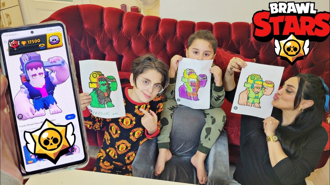 EFE İLE BRAWL STARS FRANK BOYAMA CHALLENGE!!